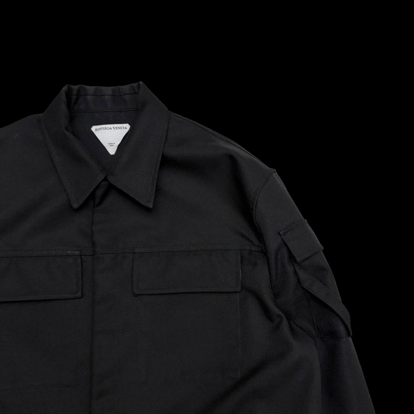 Bottega Veneta FW22 Over-Shirt /Jacket Black (fits L-XL)