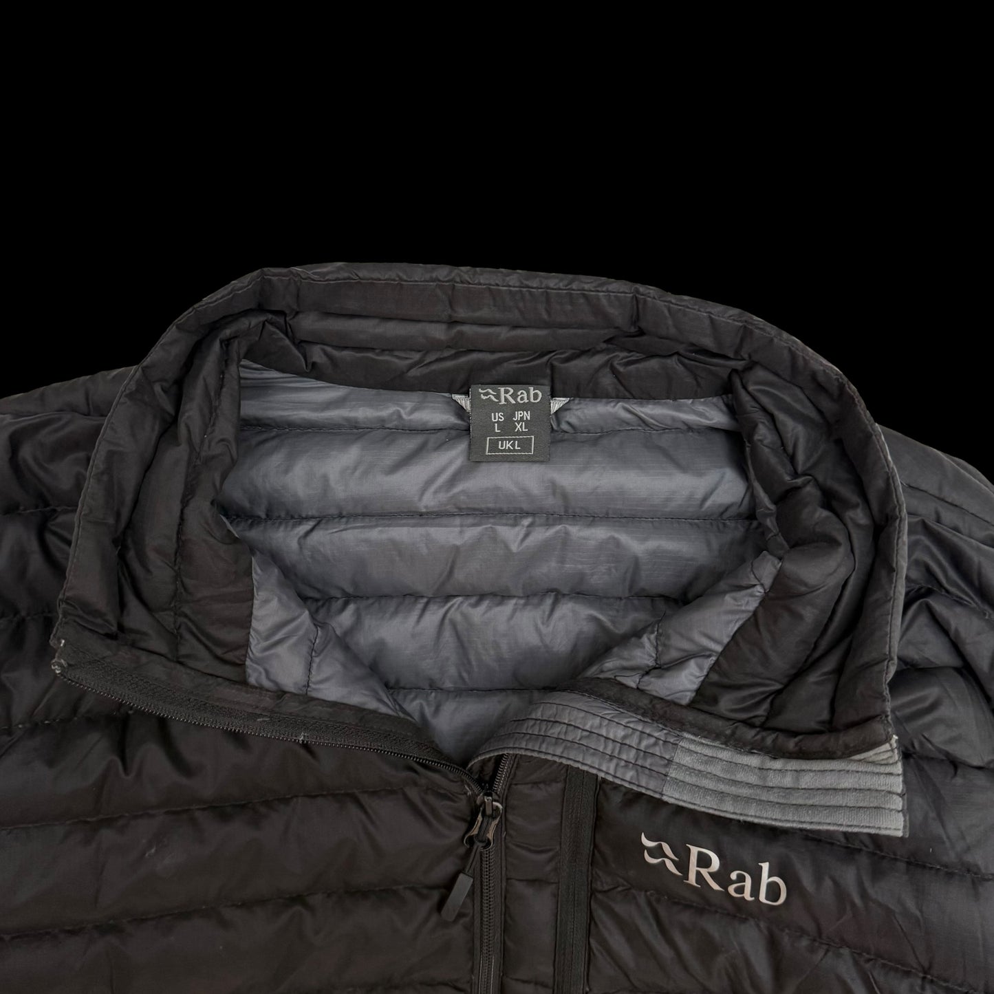 Rab Pertex Microlight Alpine Down Jacket Black (Size L)