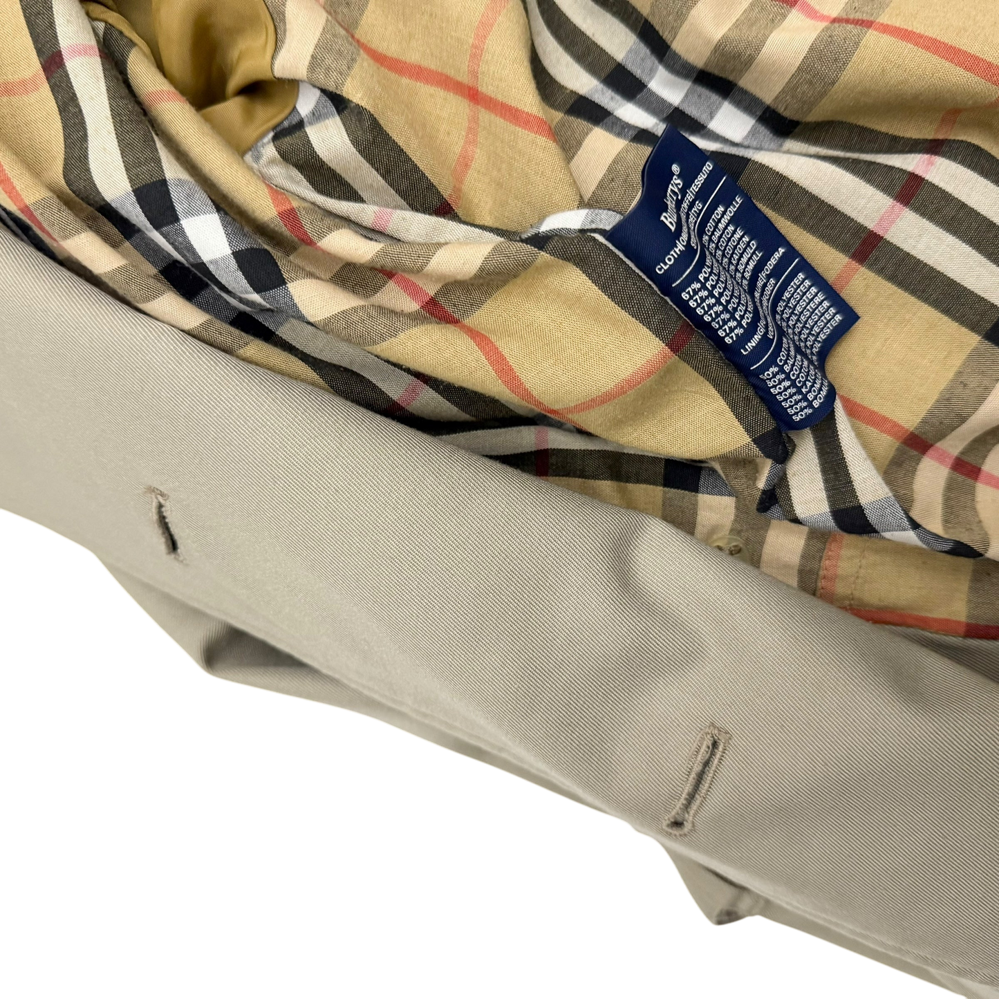 Burberry Vintage Trench Coat Beige (Fits L-XL)