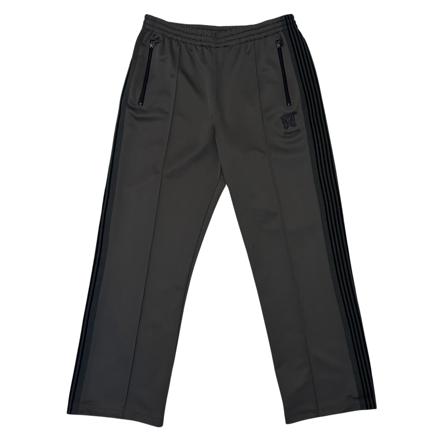 Needles x Charcoal Tokyo Poly Smooth Track Pants Grey (Size M)