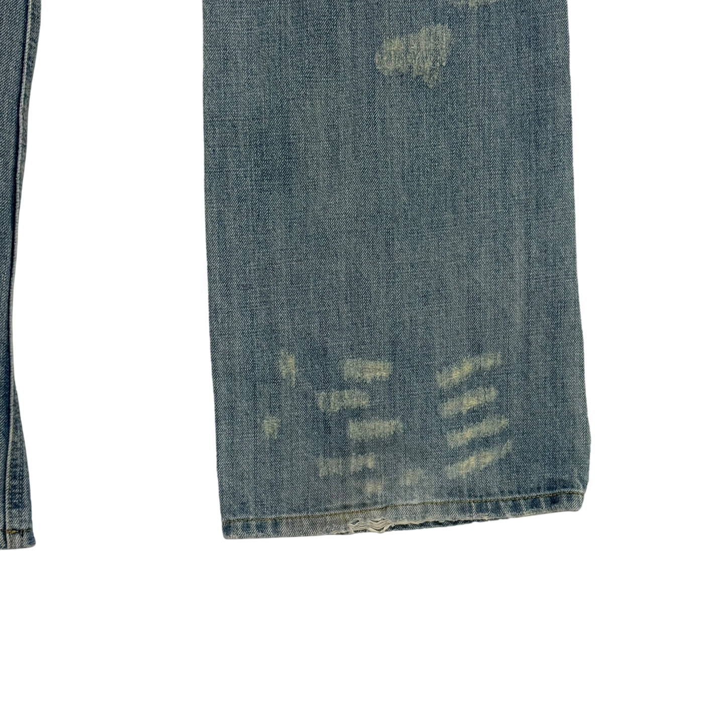 Cavalli 2000s Bootcut Distressed Jeans (Size 34”)