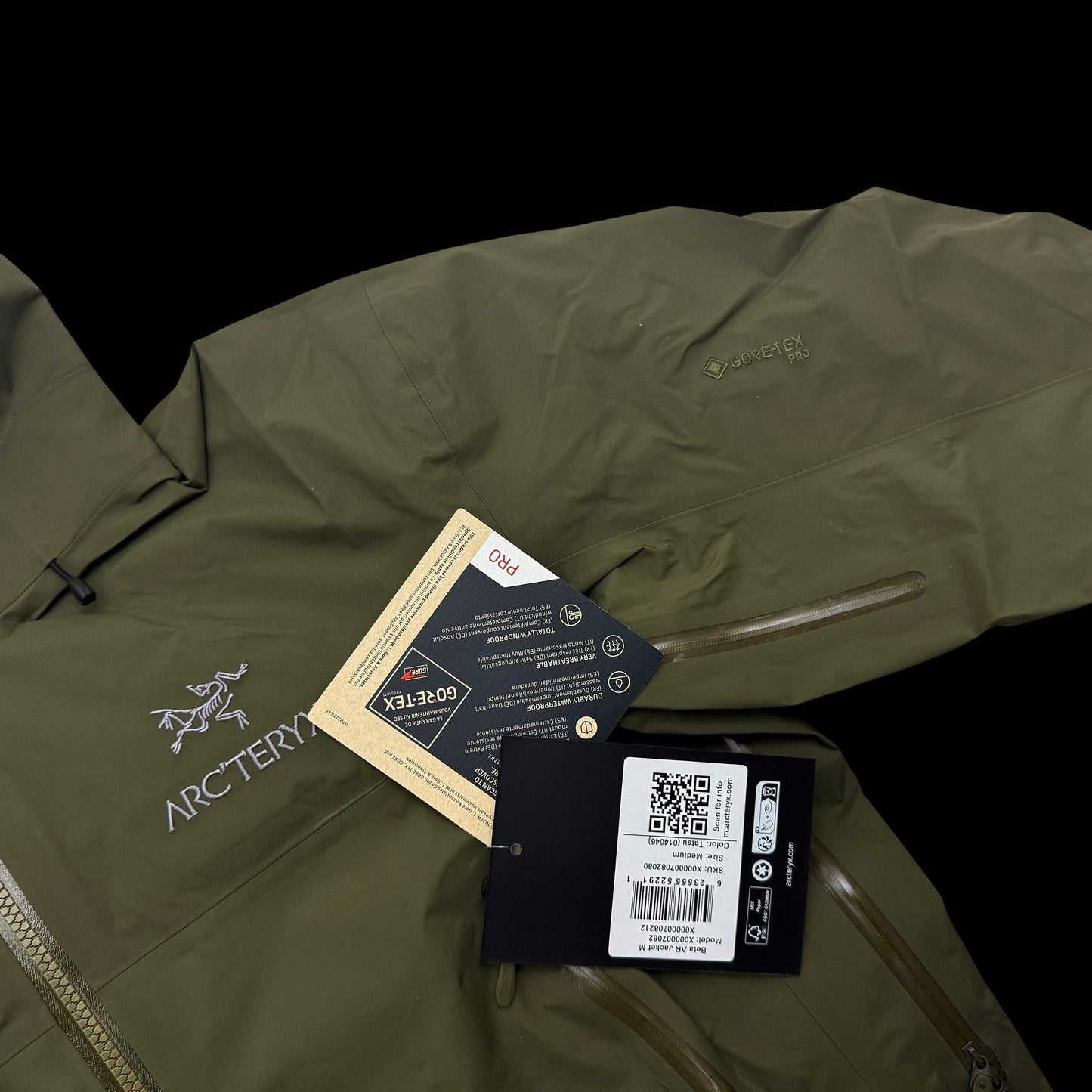 Arc'teryx Beta AR Gore-Tex Pro Jacket ‘Tatsu’ Green (Size M)