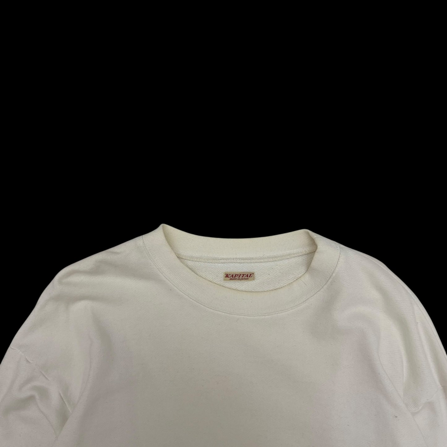 Kapital Smiley Crewneck Sweatshirt Grey (Size 3)