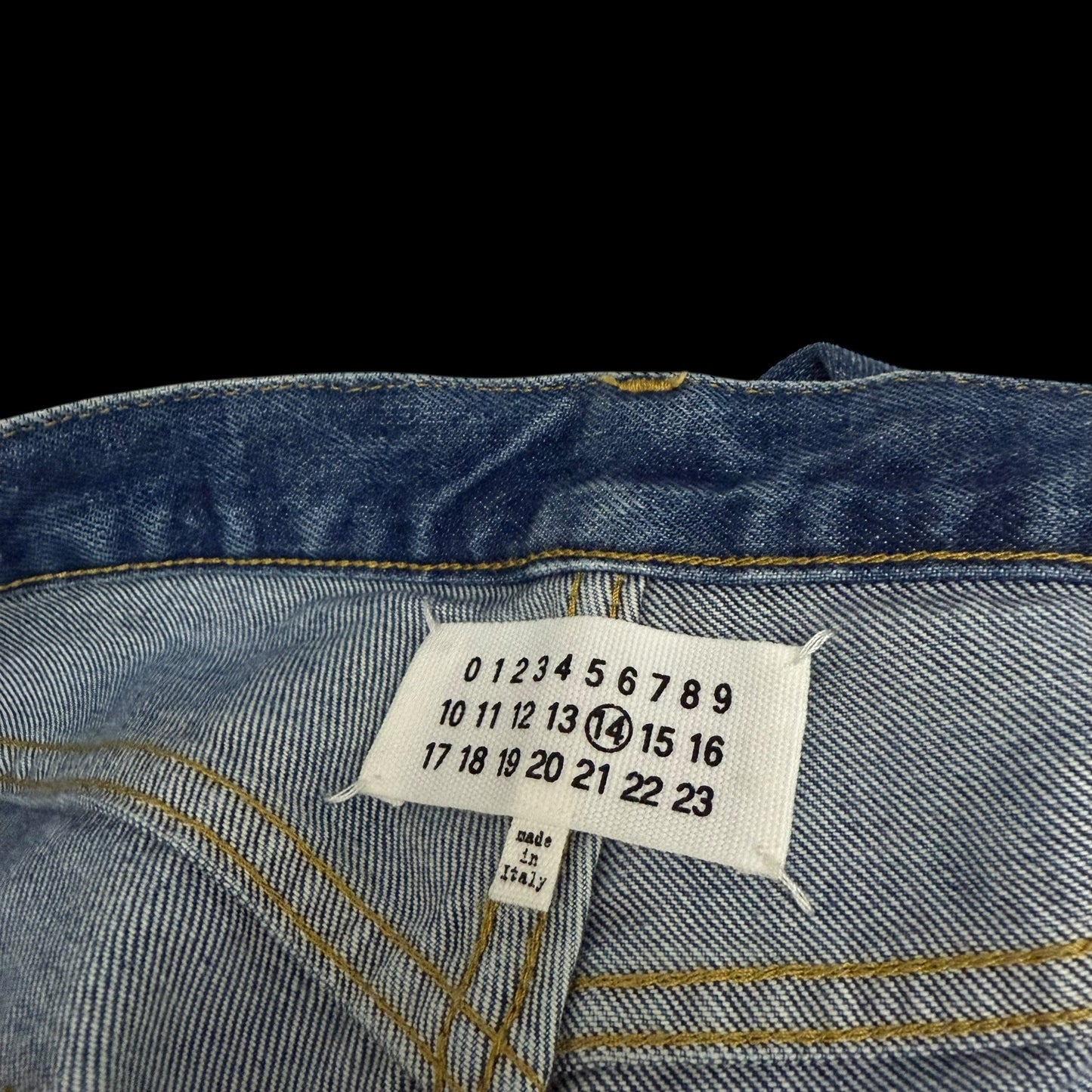Maison Margiela Straight-Cut Denim Jeans (Size 31”)