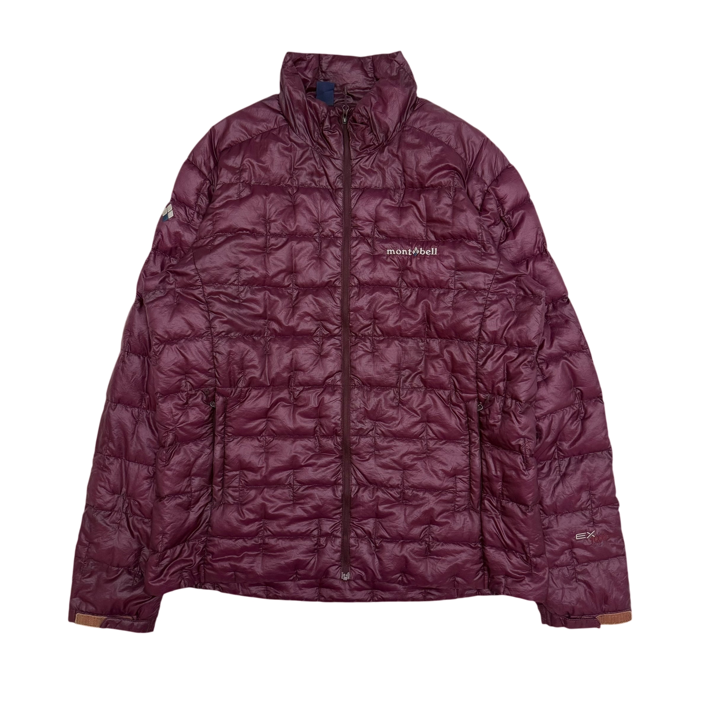 Montbell 00s Plasma 1000 Down Jacket Burgundy (Size L) – Zenno Archive