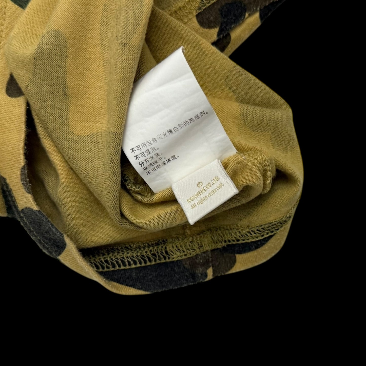 BAPE (A Bathing Ape) SS21 1st Camo College T-Shirt (Size M)