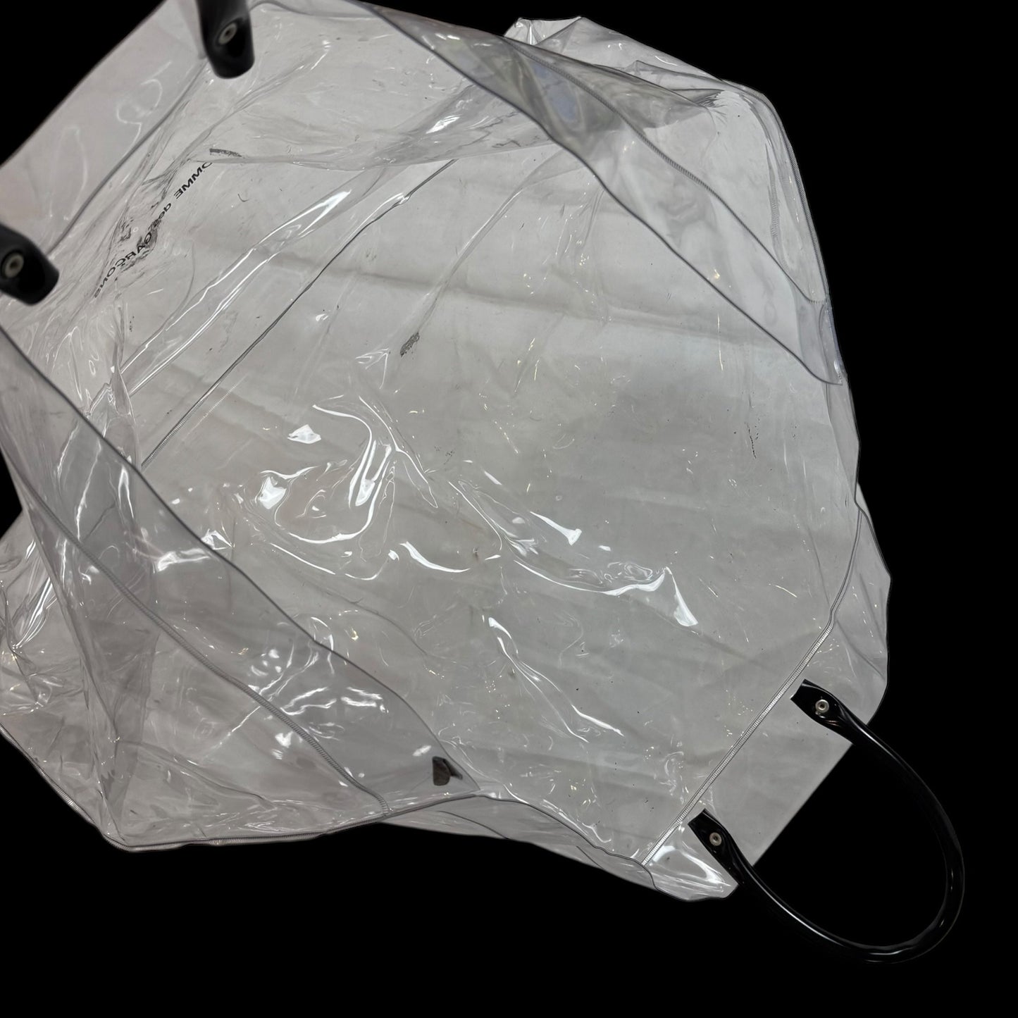 Comme des Garcons Clear Transparent Vinyl Tote Bag