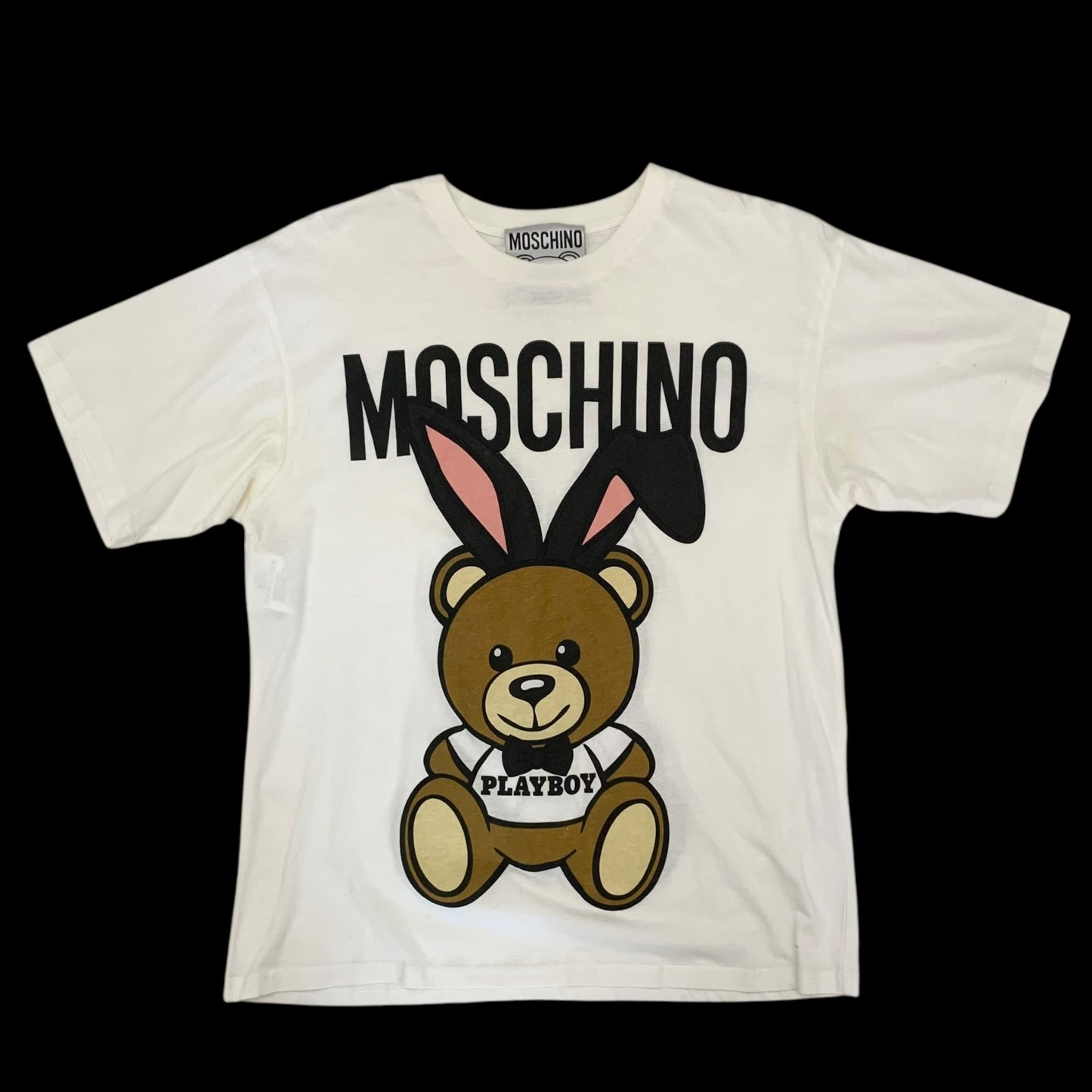 Moschino x Playboy Teddy T-Shirt White (Size L)
