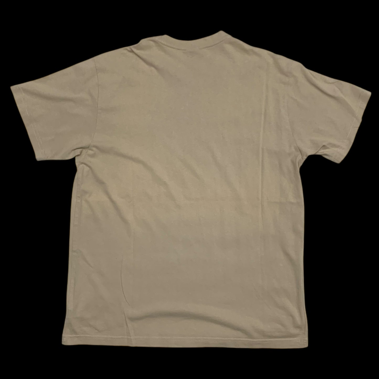 Stussy Vintage 00s Centre Logo T-Shirt Beige (Made in Aus) (Fits M/L)