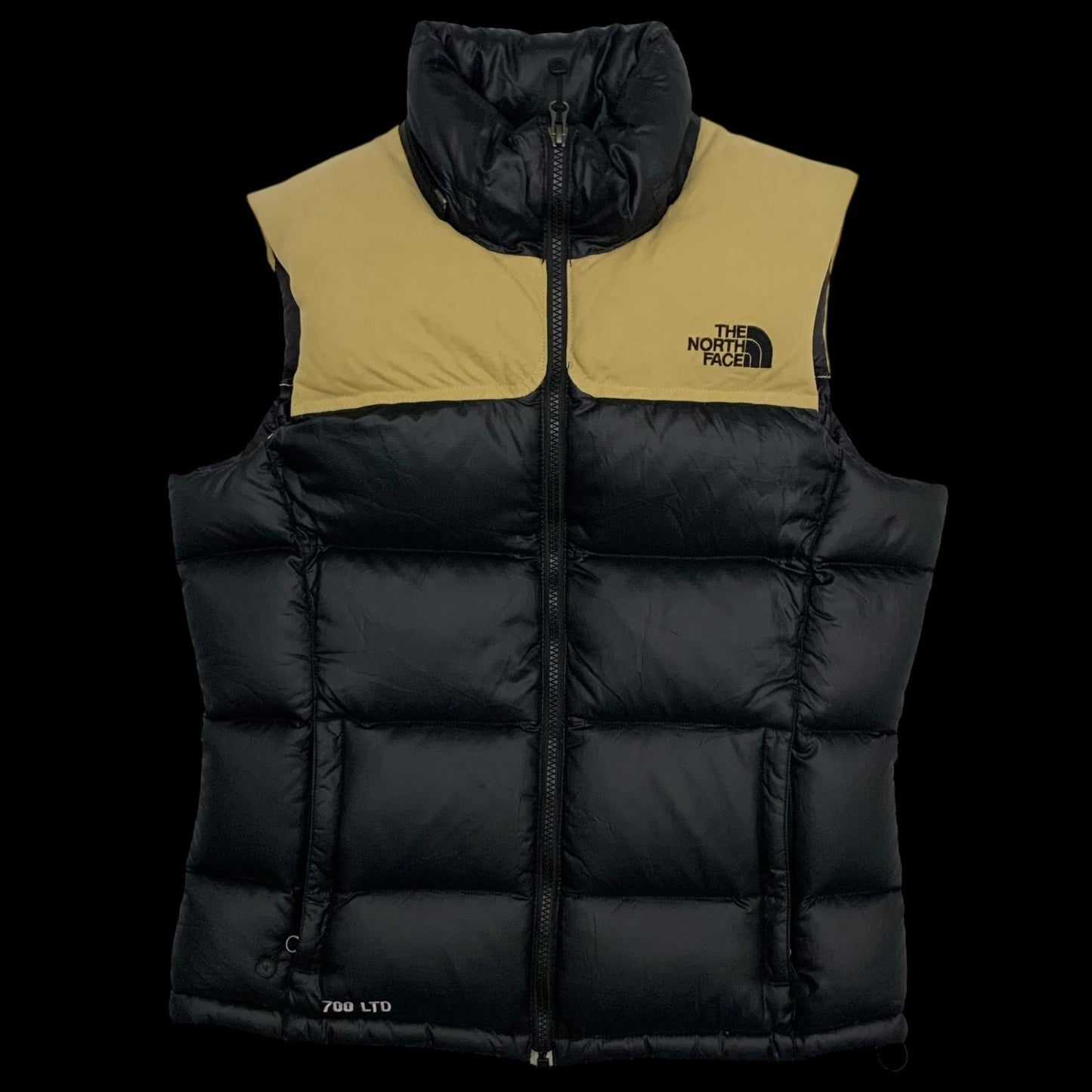 The North Face LTD Nuptse 700 Down Puffer Jacket Black/Beige (Size M Women’s)