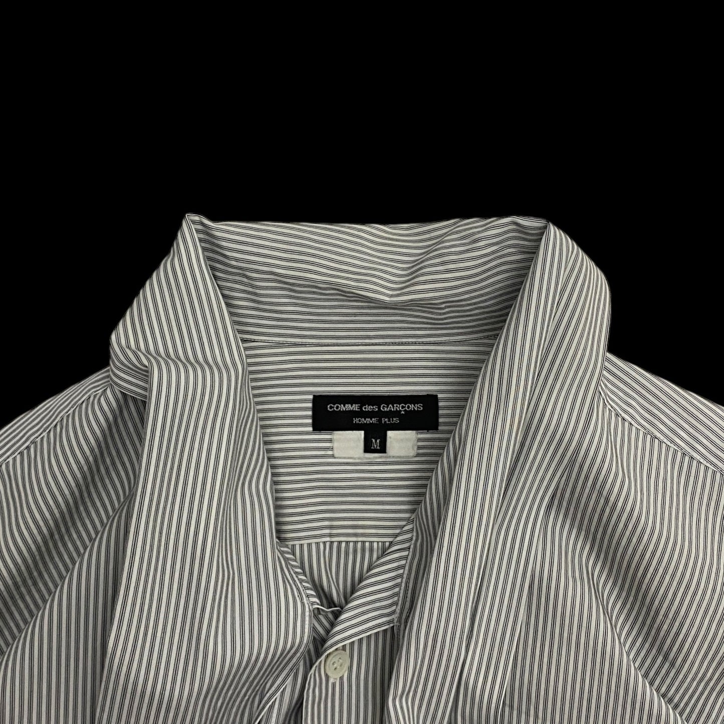 Comme des Garçons (CDG) Homme Plus AW12 Neck Tie Striped Button-Up Shirt