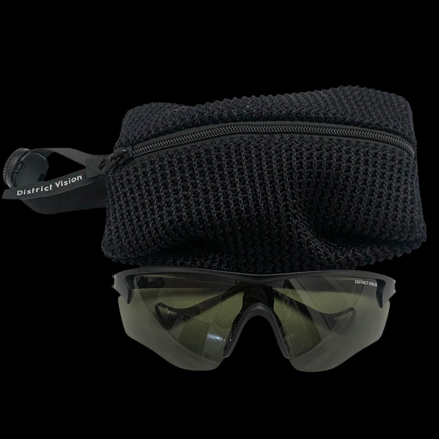 District Vision Junya Racer Sunglasses Black / D+ Onyx Lens