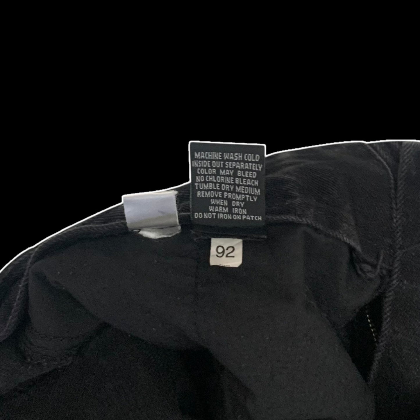 Marithe Francois Girbaud Shuttle Tape Cargo Jeans Black (W34)