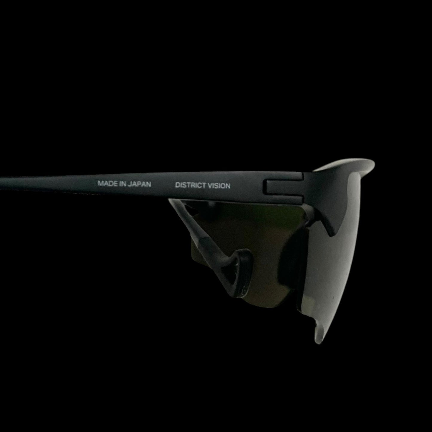 District Vision Junya Racer Sunglasses Black / D+ Onyx Lens