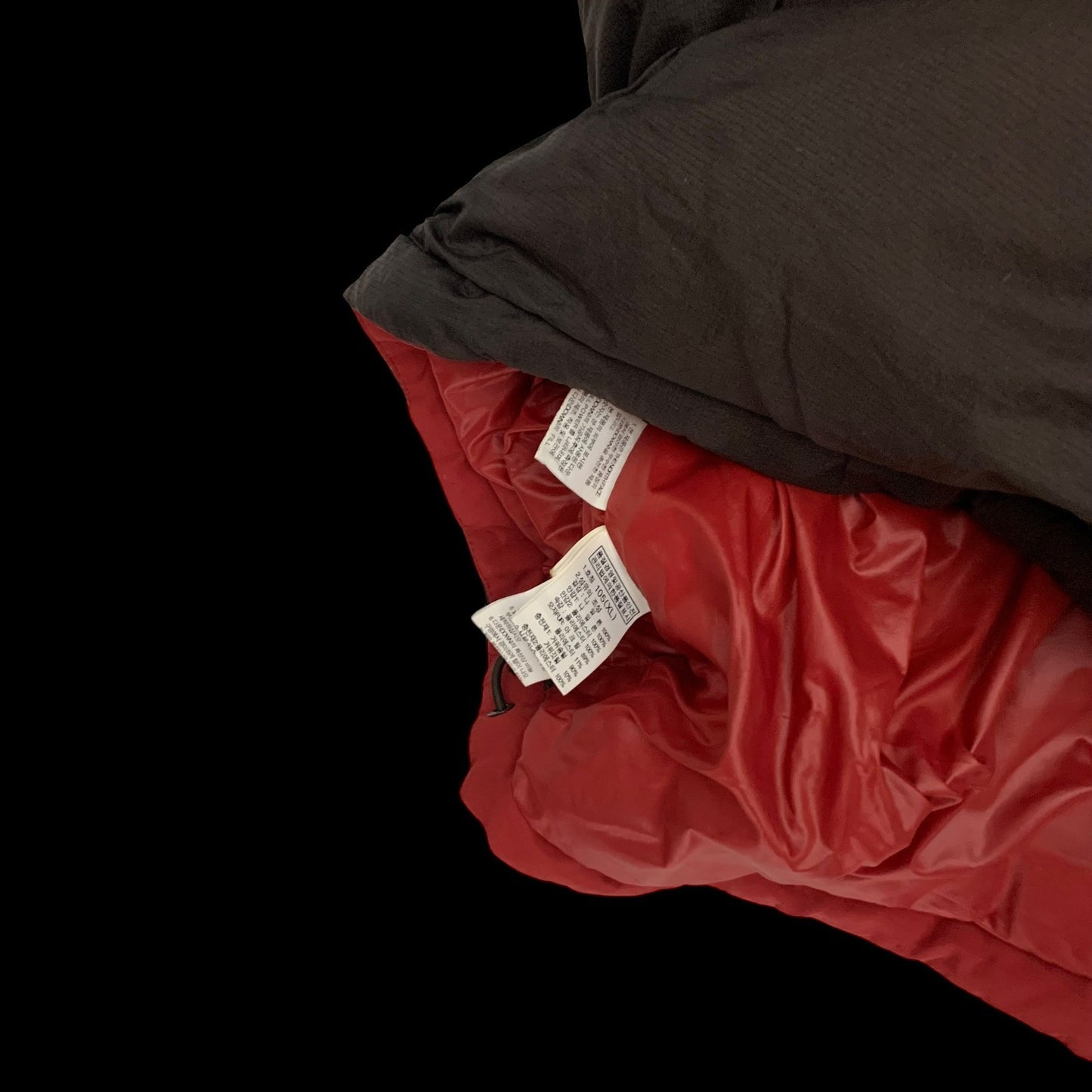 The North Face Nuptse 700 Down Puffer Jacket Brown/Red (Size XL)