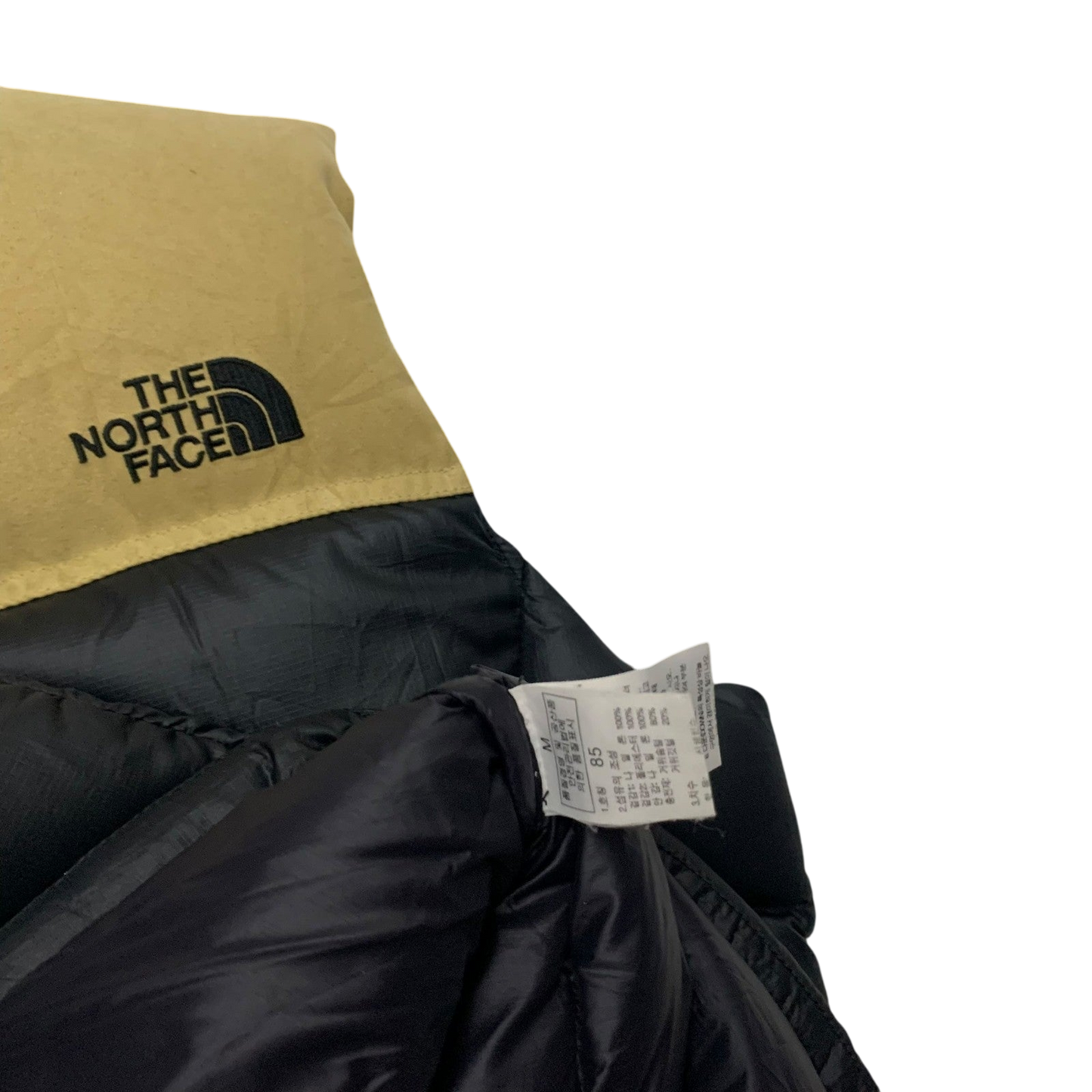 The North Face LTD Nuptse 700 Down Puffer Jacket Black/Beige (Size M Women’s)