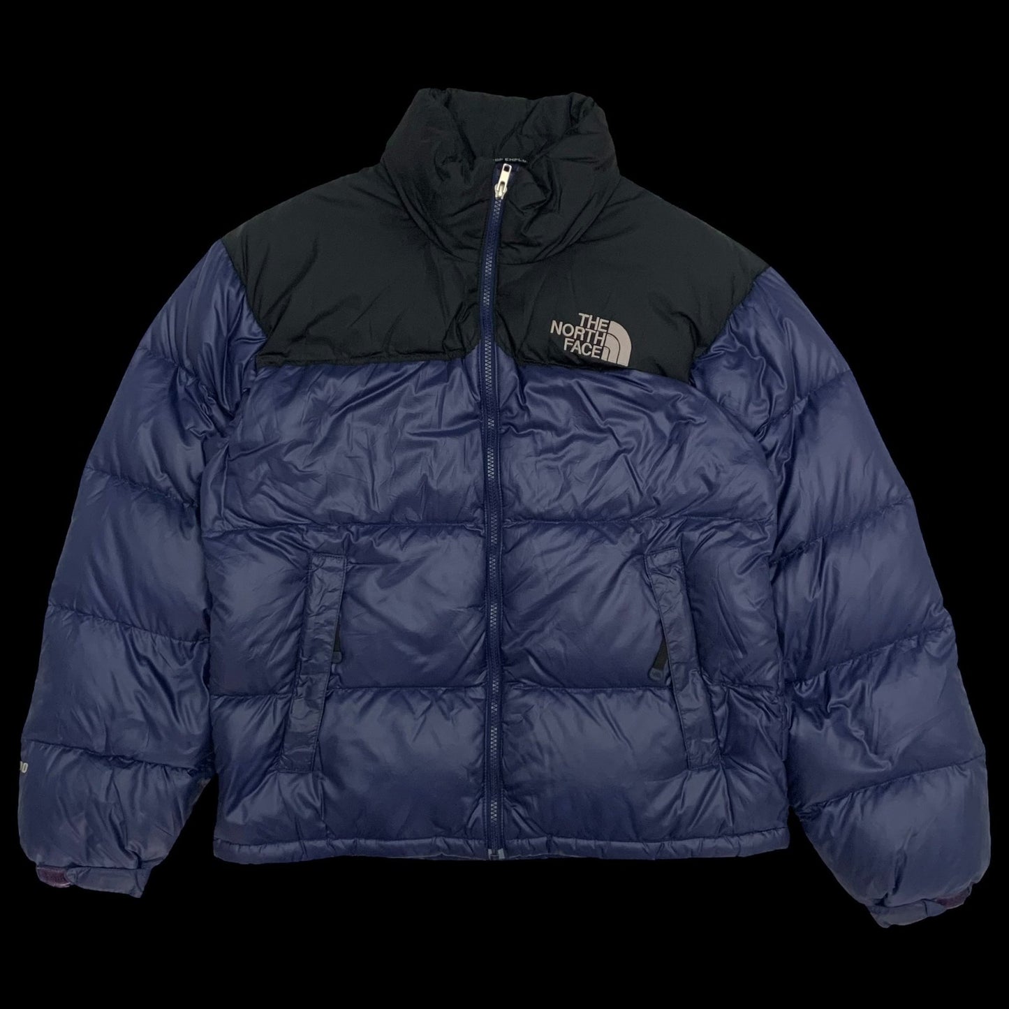 The North Face Nuptse 700 Down Puffer Jacket Navy/Black (Size S)