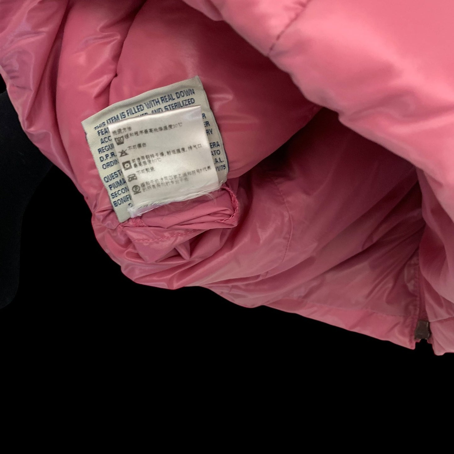 Moncler Ghany Down Vest Pink (Fits S-M womens)