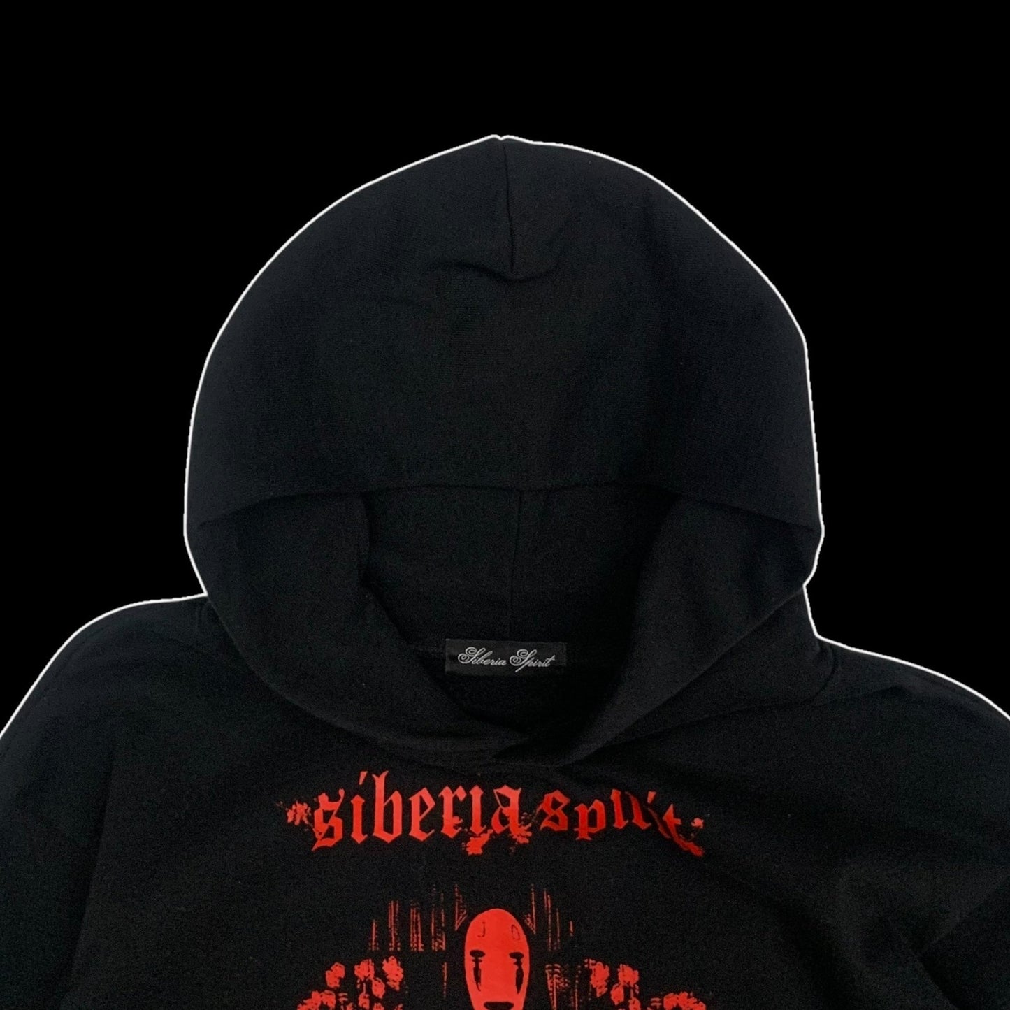 Siberia Hills Spirited Away No Face Hoodie Black (Size L)