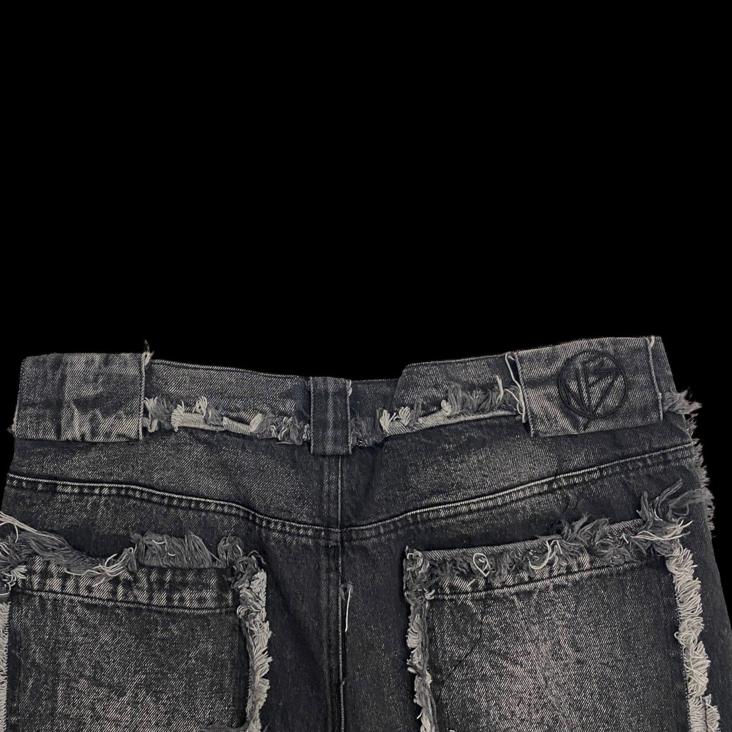 NO/FAITH STUDIOS Flared Jeans Grey (Fits 34")