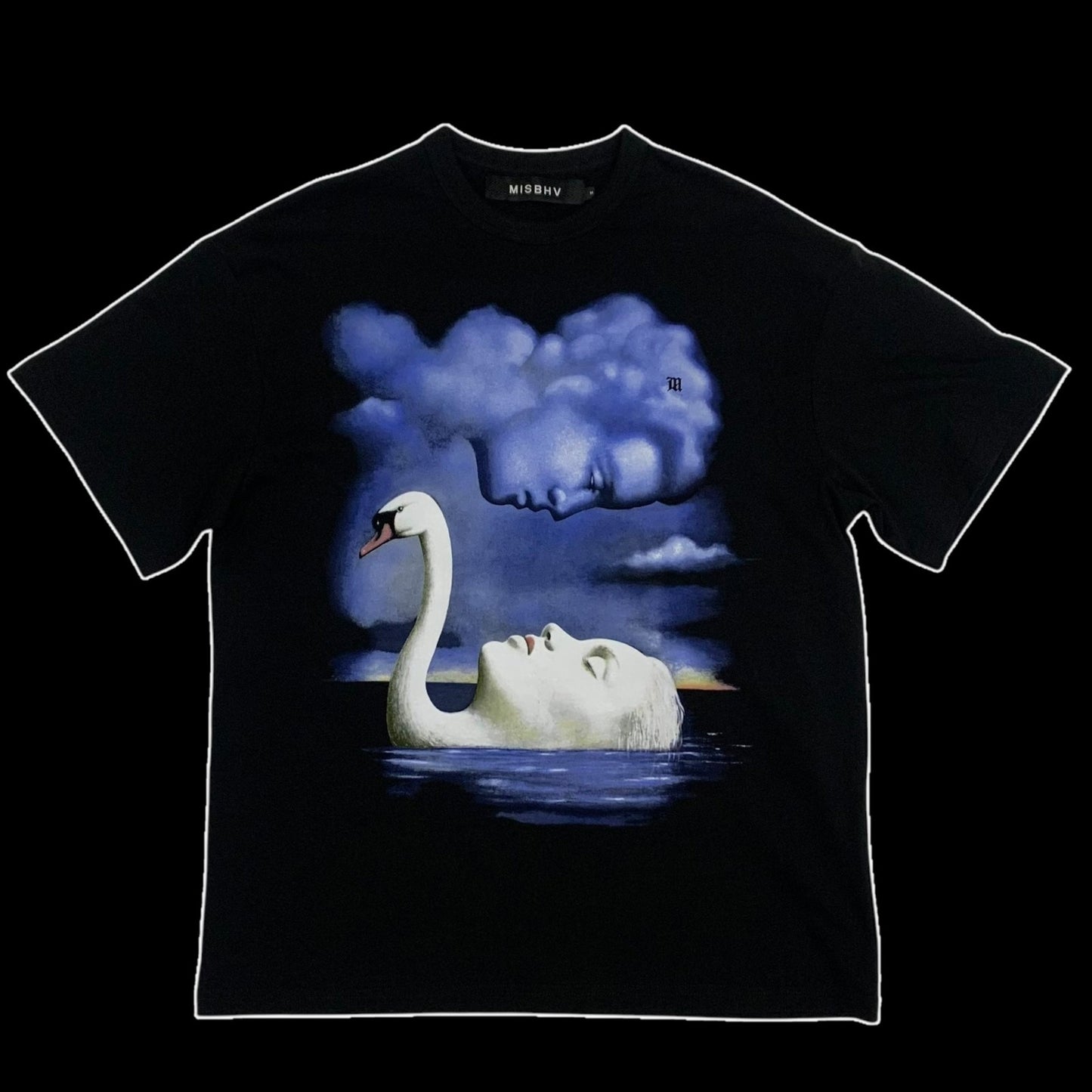 MISBHV La Donna Del Lago T-Shirt Black (Fits M-L)
