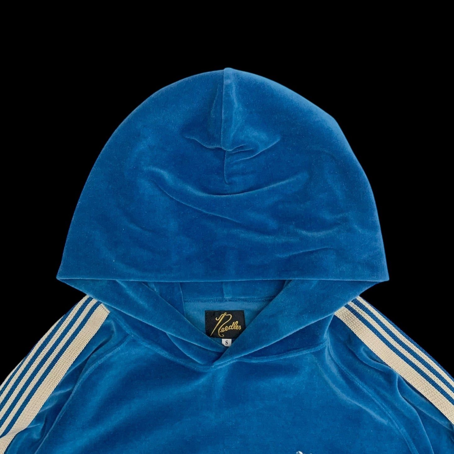Needles Velour Track Hoodie Blue (Fits S-M)