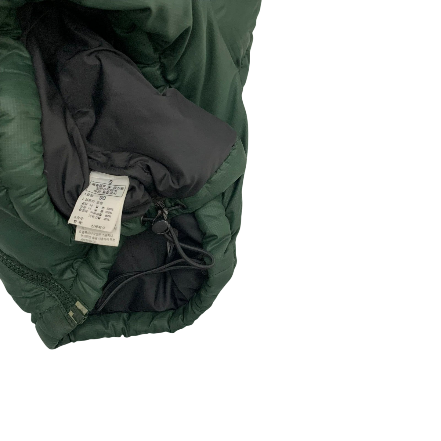 The North Face Nuptse 700 Down Puffer Jacket Green/Black (Size S)
