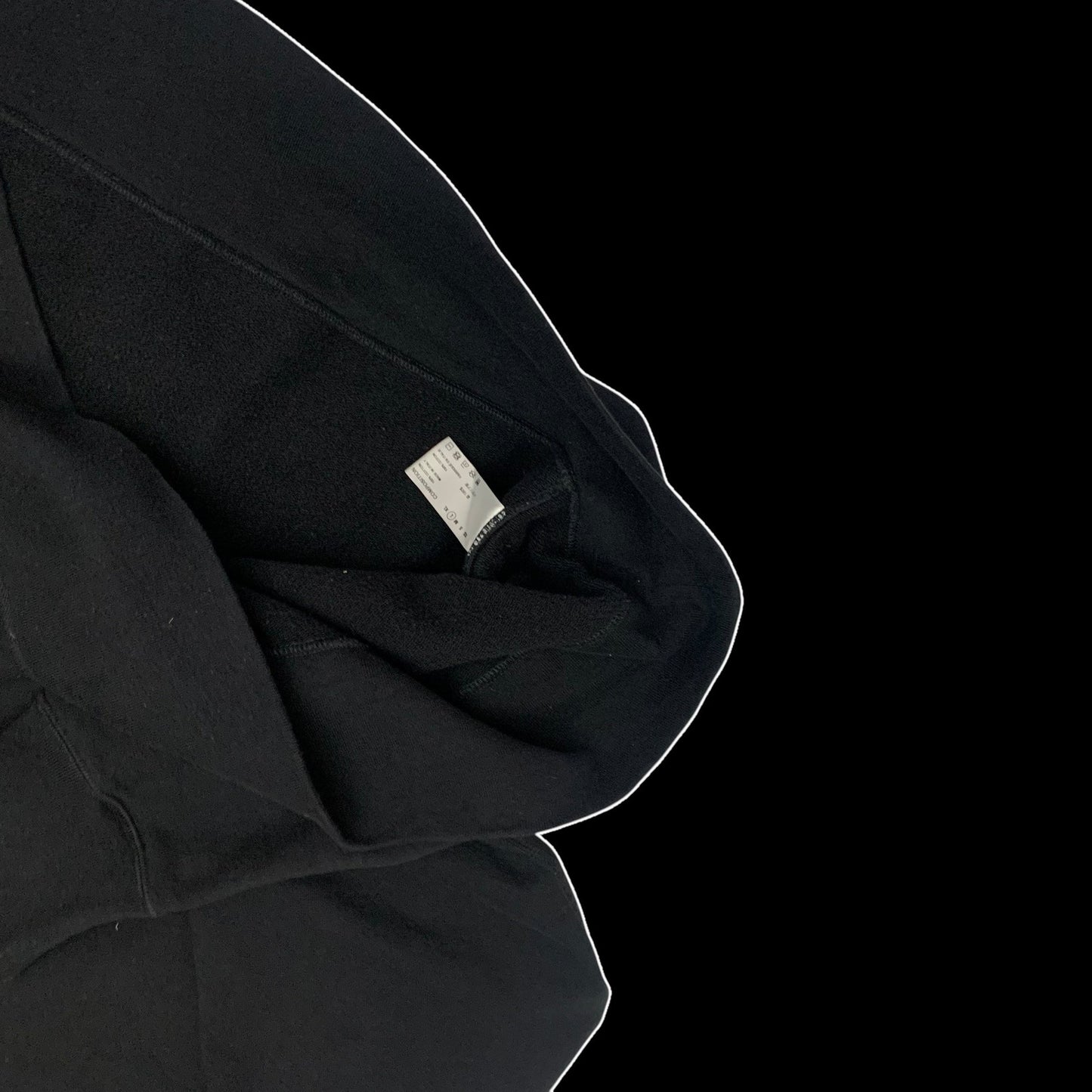 Kiko Kostadinov ‘Midnight Stripes’ Heavy Hoodie Black (Fits L-XXL)