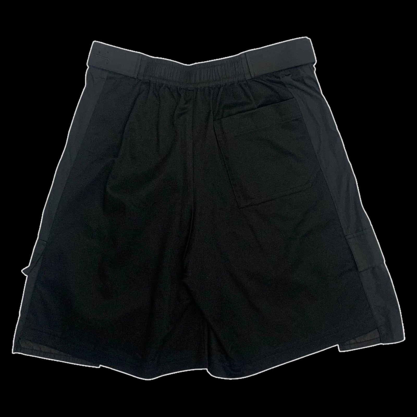 A-Cold-Wall Black Strata Cargo Shorts Black (Size M)