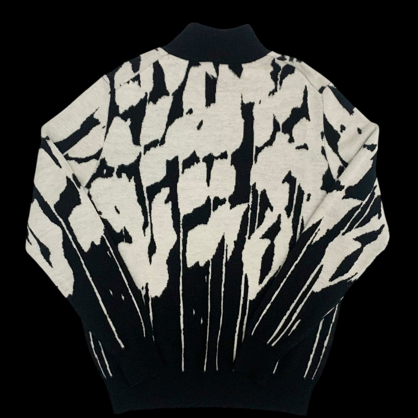 Dior Homme Turtleneck Sweater Black/White (Fits M-L)