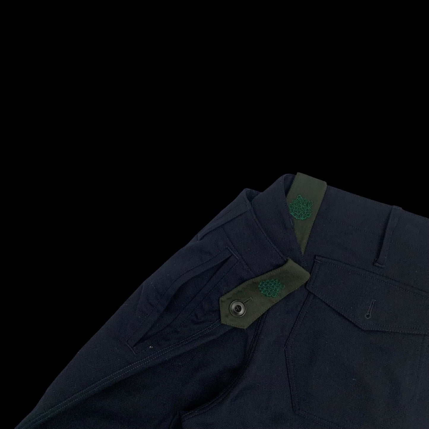 Kiko Kostadinov Otto 958 Booth Wool Trousers Navy (Size M)