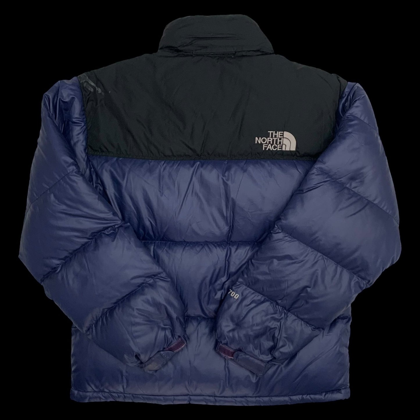 The North Face Nuptse 700 Down Puffer Jacket Navy/Black (Size S)
