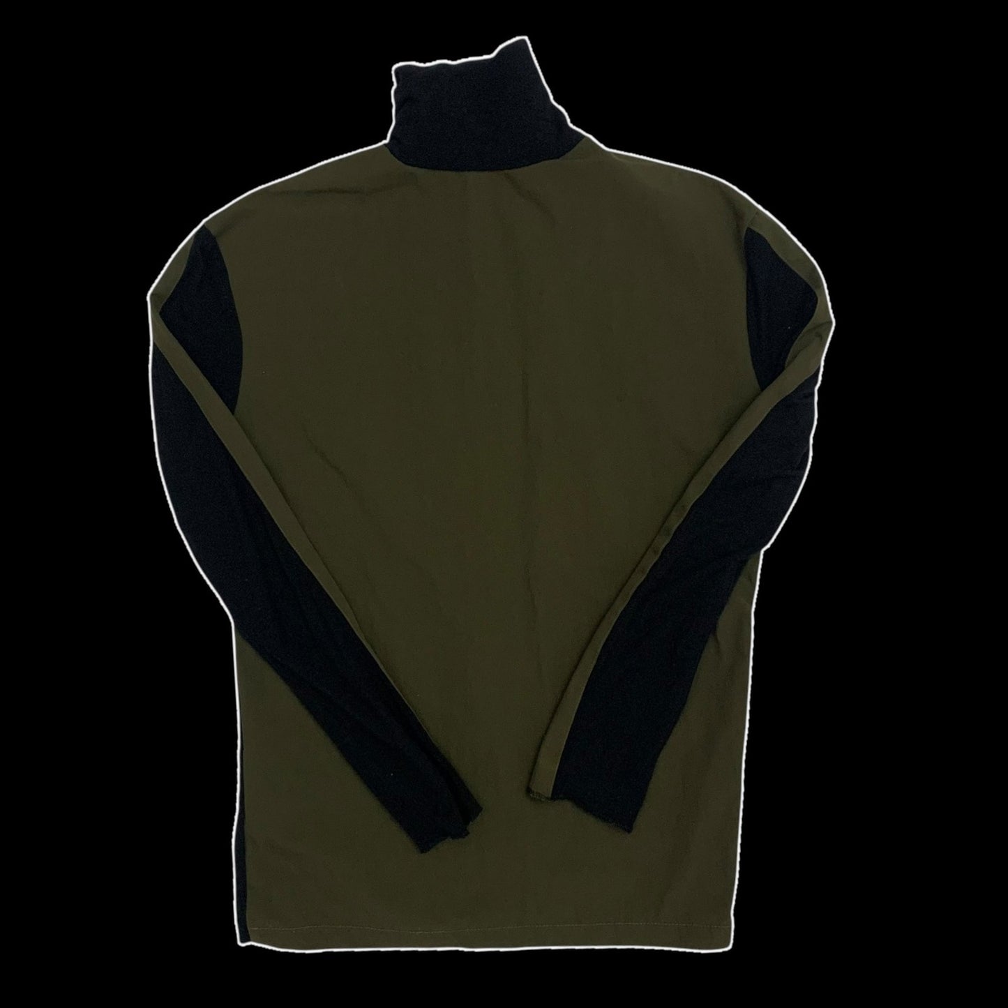 Yohji Yamamoto WXYZ Workshop Panelled Long Sleeve Khaki/Black (Fits M Womens)