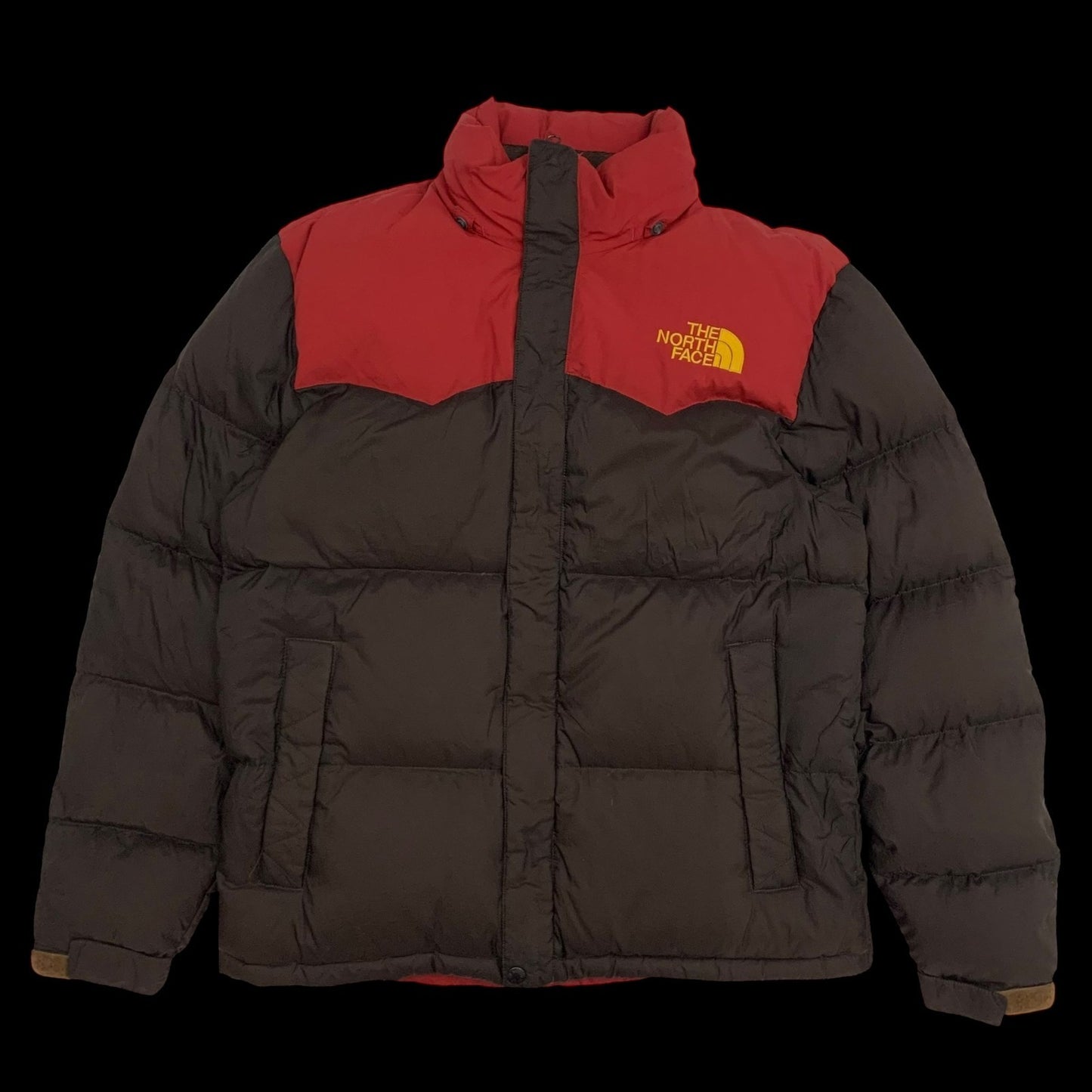 The North Face Nuptse 700 Down Puffer Jacket Brown/Red (Size XL)