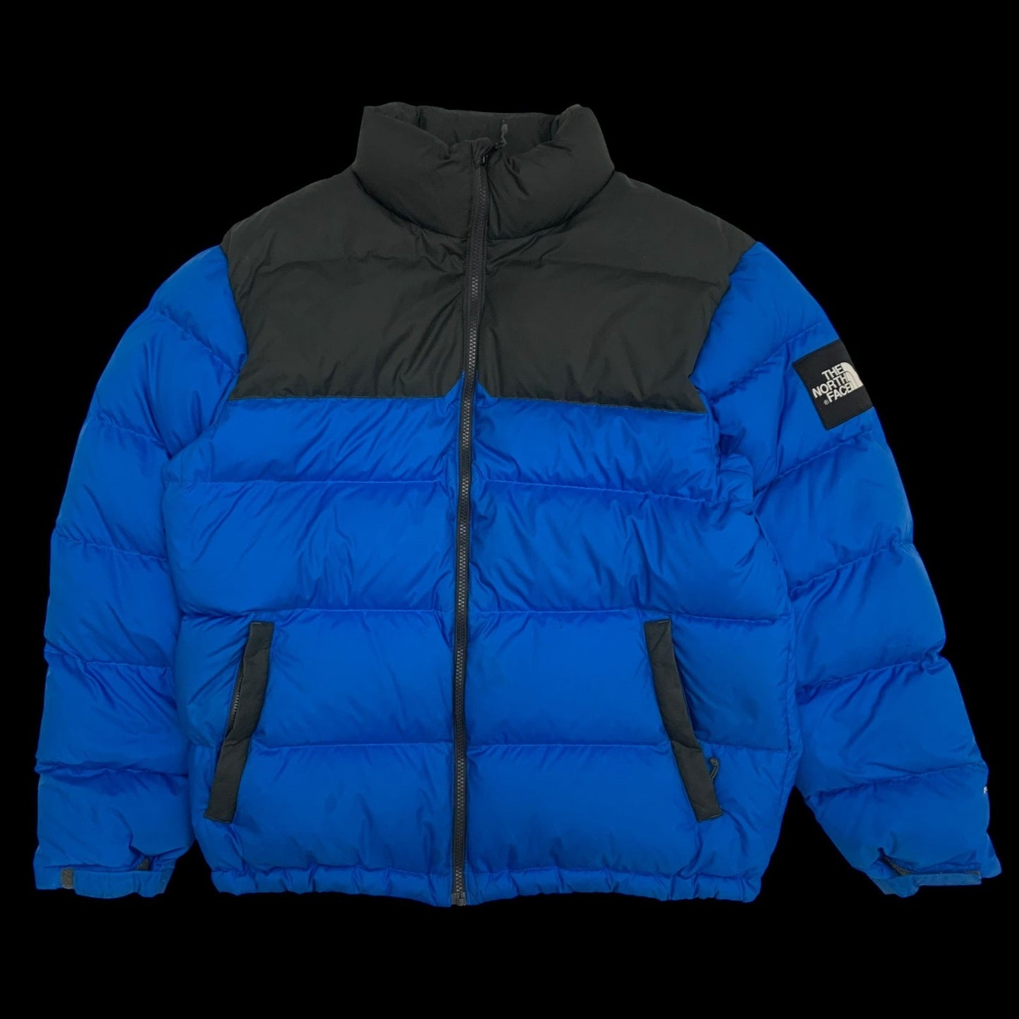 The North Face Nuptse 700 Down Puffer Jacket Blue/Black (Size L)