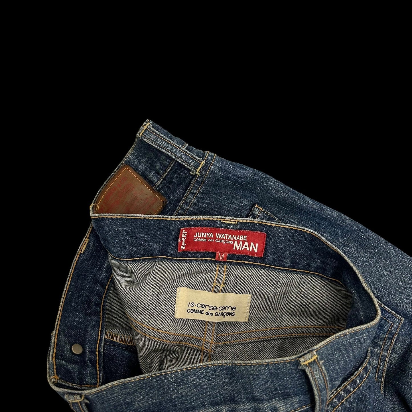 Junya Watanabe × Levi's 503 “Fulfill Me” SS10 Poem Jeans (Fits 35")