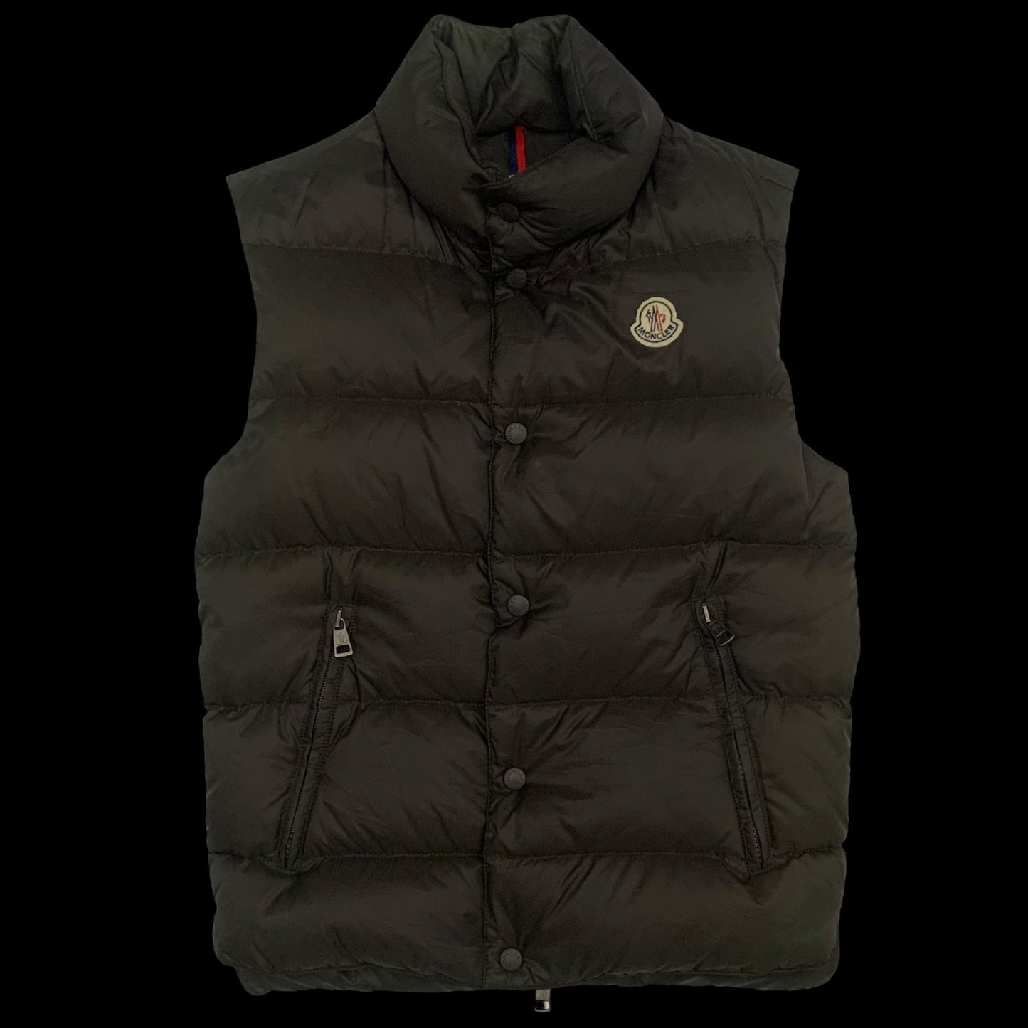 Moncler Vintage Gide Gilet Down Vest Brown (Fits S-M Womens)