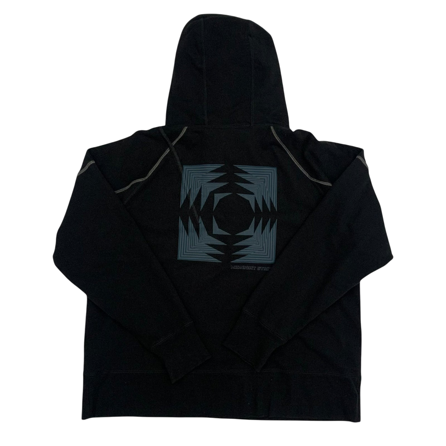 Kiko Kostadinov ‘Midnight Stripes’ Heavy Hoodie Black (Fits L-XXL)