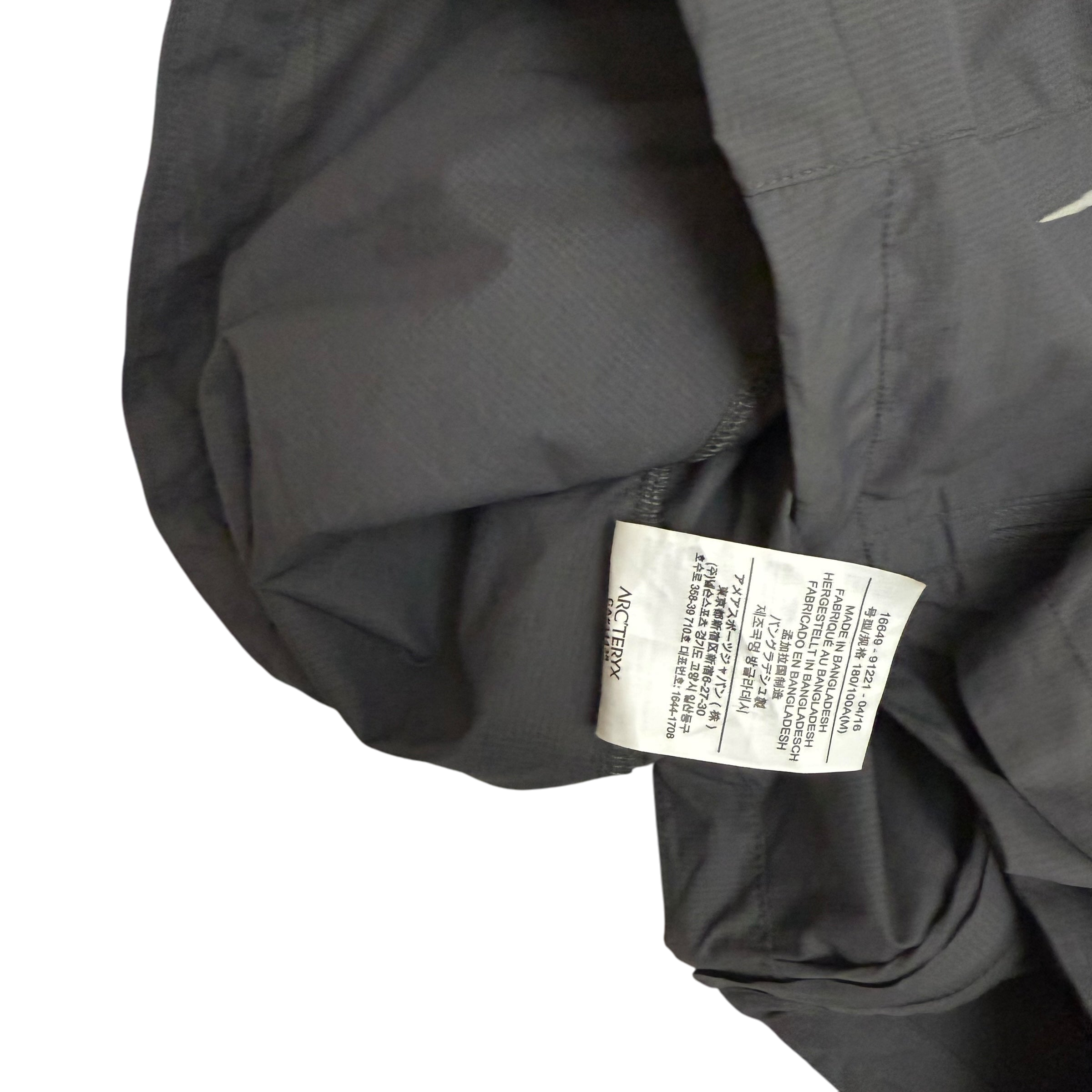 Arc'teryx Incendo Shell Jacket Grey (Size M)