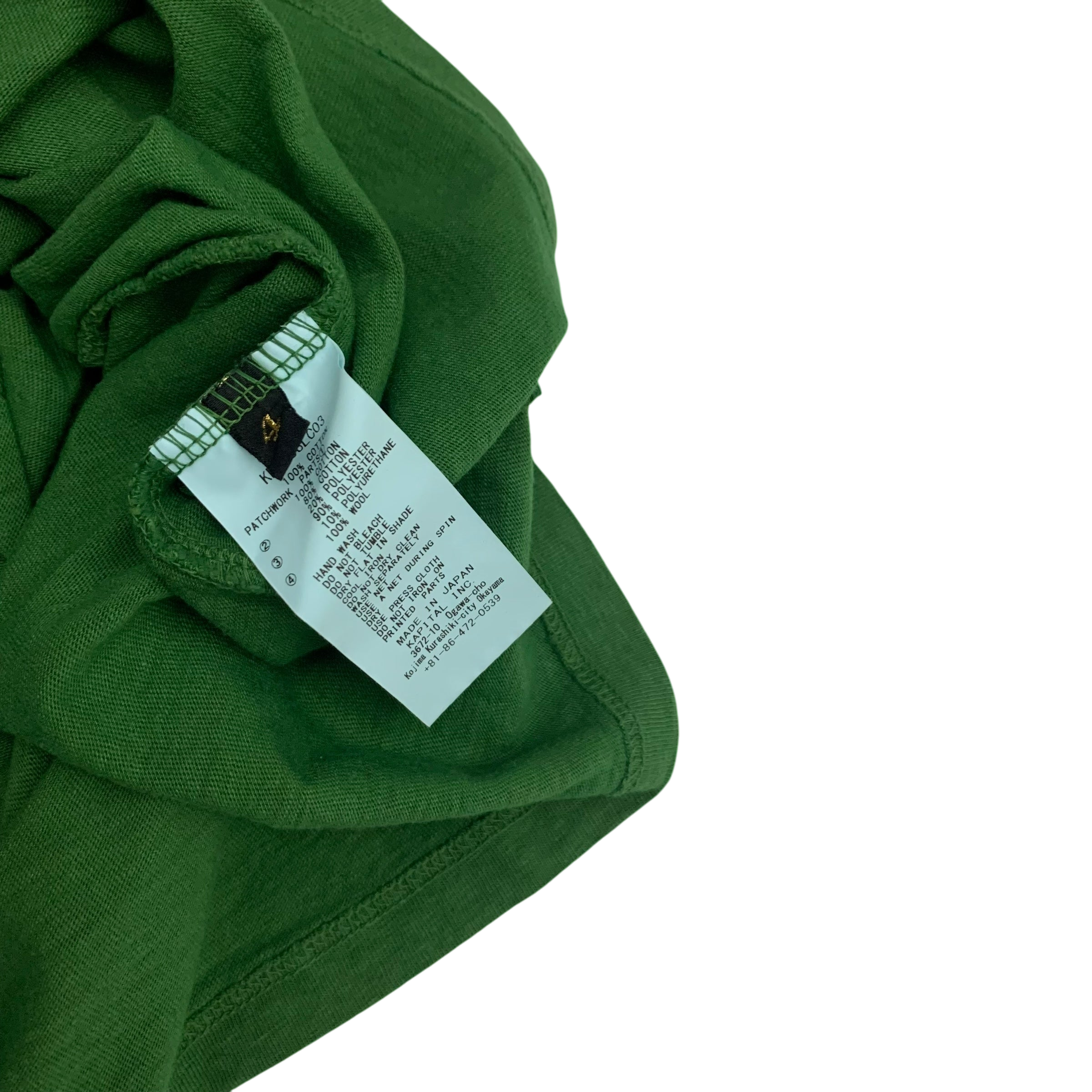 Kapital Tianzhu Hippie Long-Sleeve Top Green