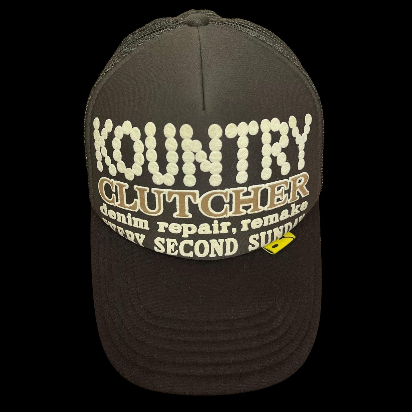 Kapital Kountry Pearl Grey / Black Trucker Cap