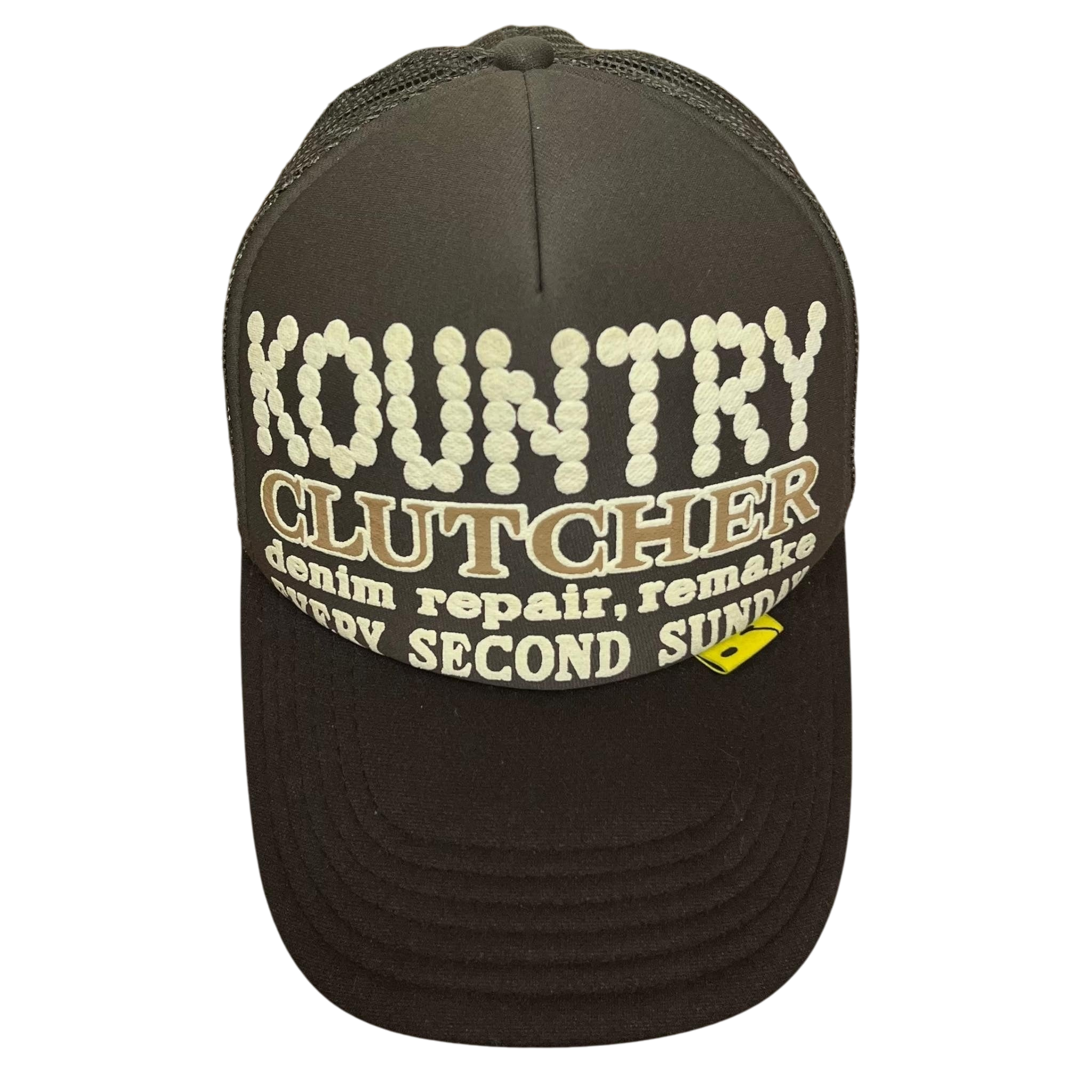 Kapital Kountry Pearl Grey / Black Trucker Cap