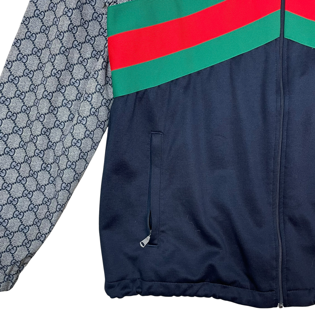 Gucci GG Monogram Nylon Wind Breaker Beige/Black (Size M)