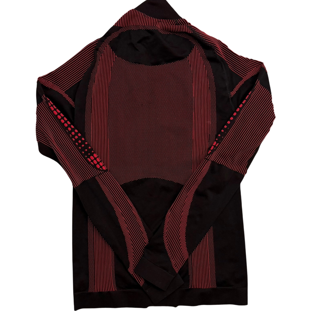 MISBHV Sport Active Quarter-Zip Longsleeve Top Red/Black (Fits M-XL)