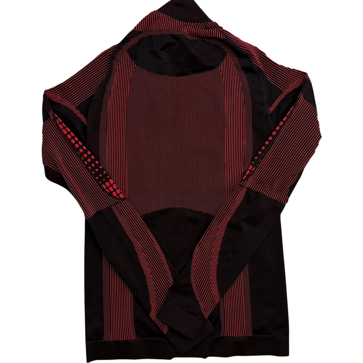 MISBHV Sport Active Quarter-Zip Longsleeve Top Red/Black (Fits M-XL)