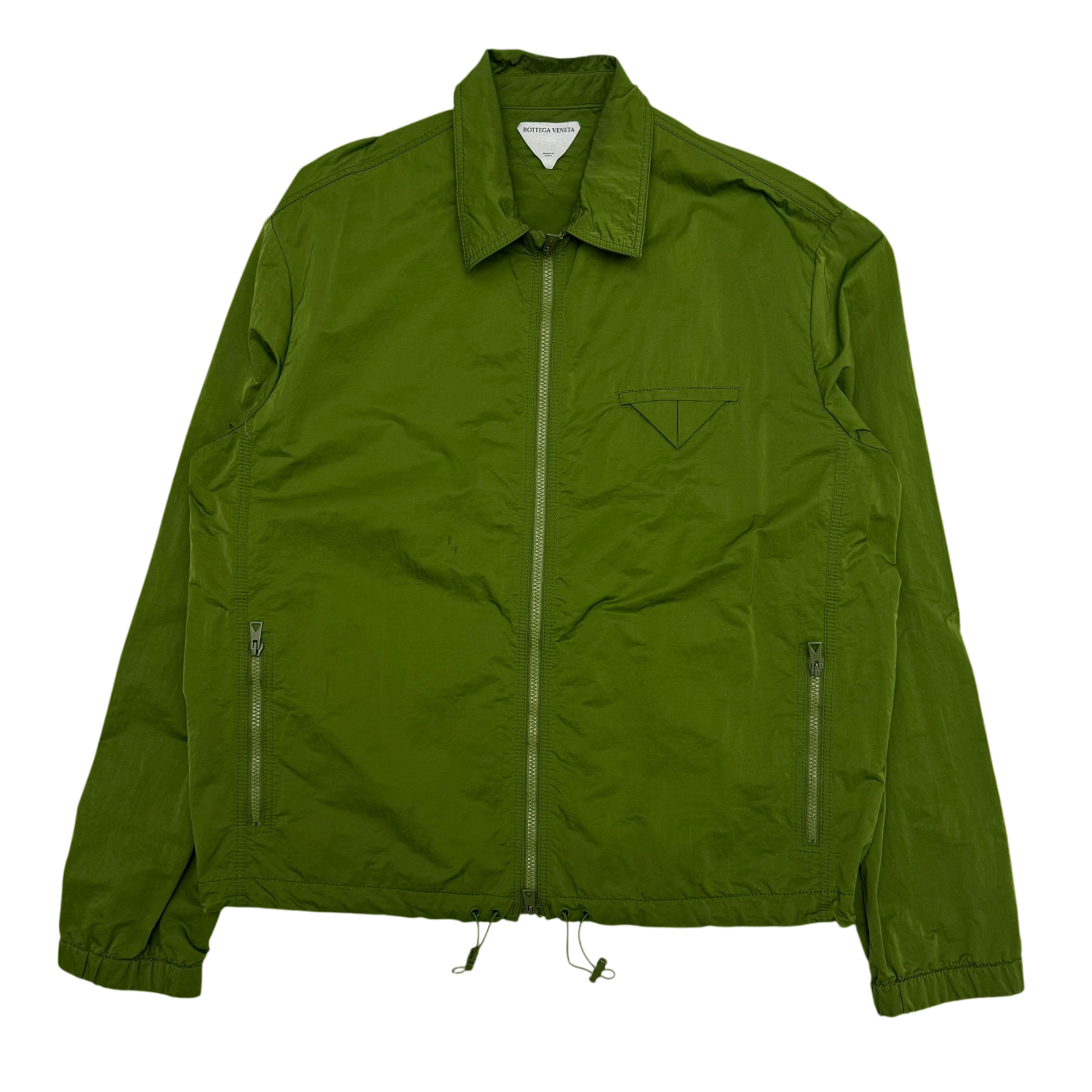 Bottega Veneta Zip Nylon Technical Jacket Green (size XL)