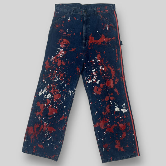 Needles Sideline Paint Splatter Carpenter Pants (Size L)