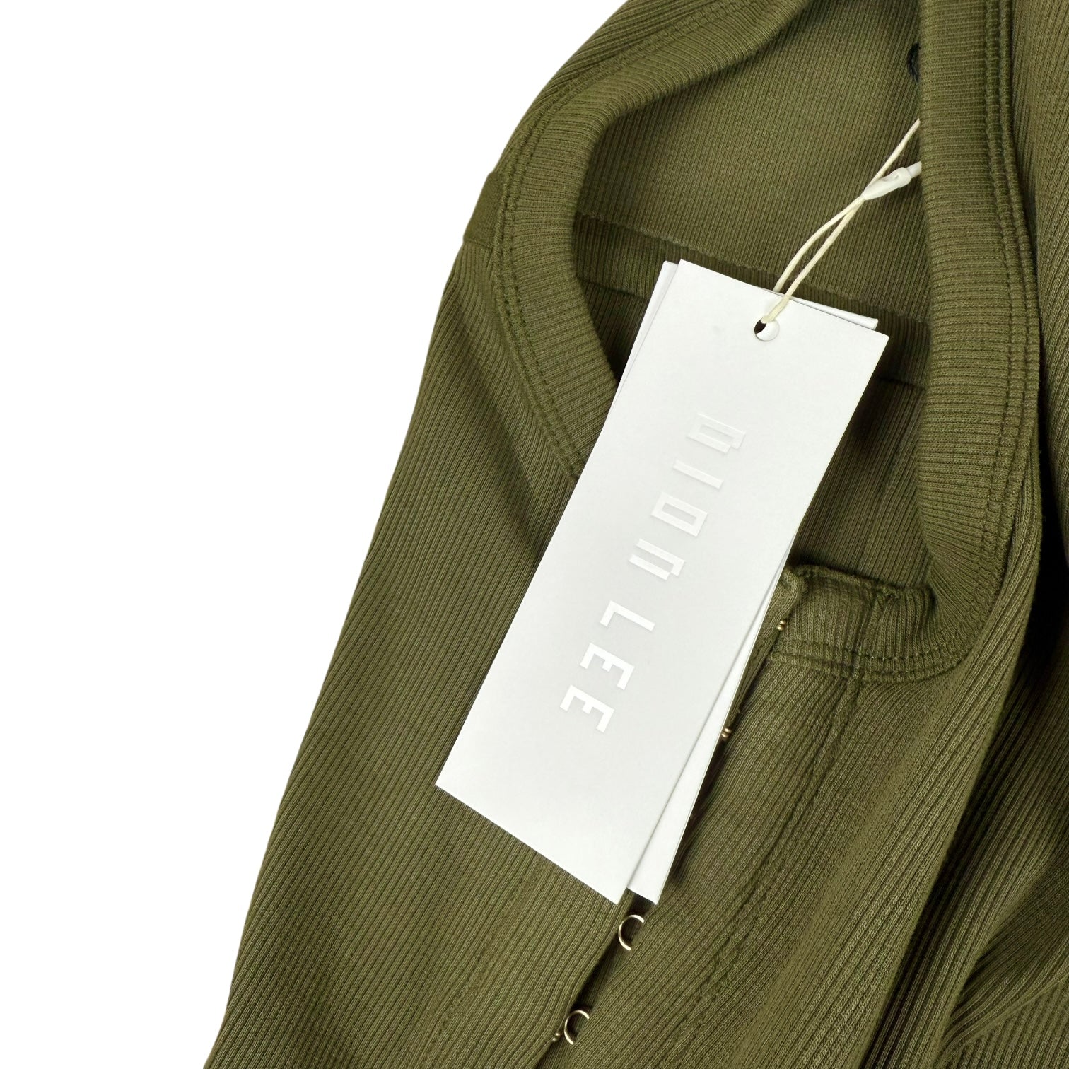 Dion Lee Rib Corset Tank Top Army Green (Fits M-XL Mens)