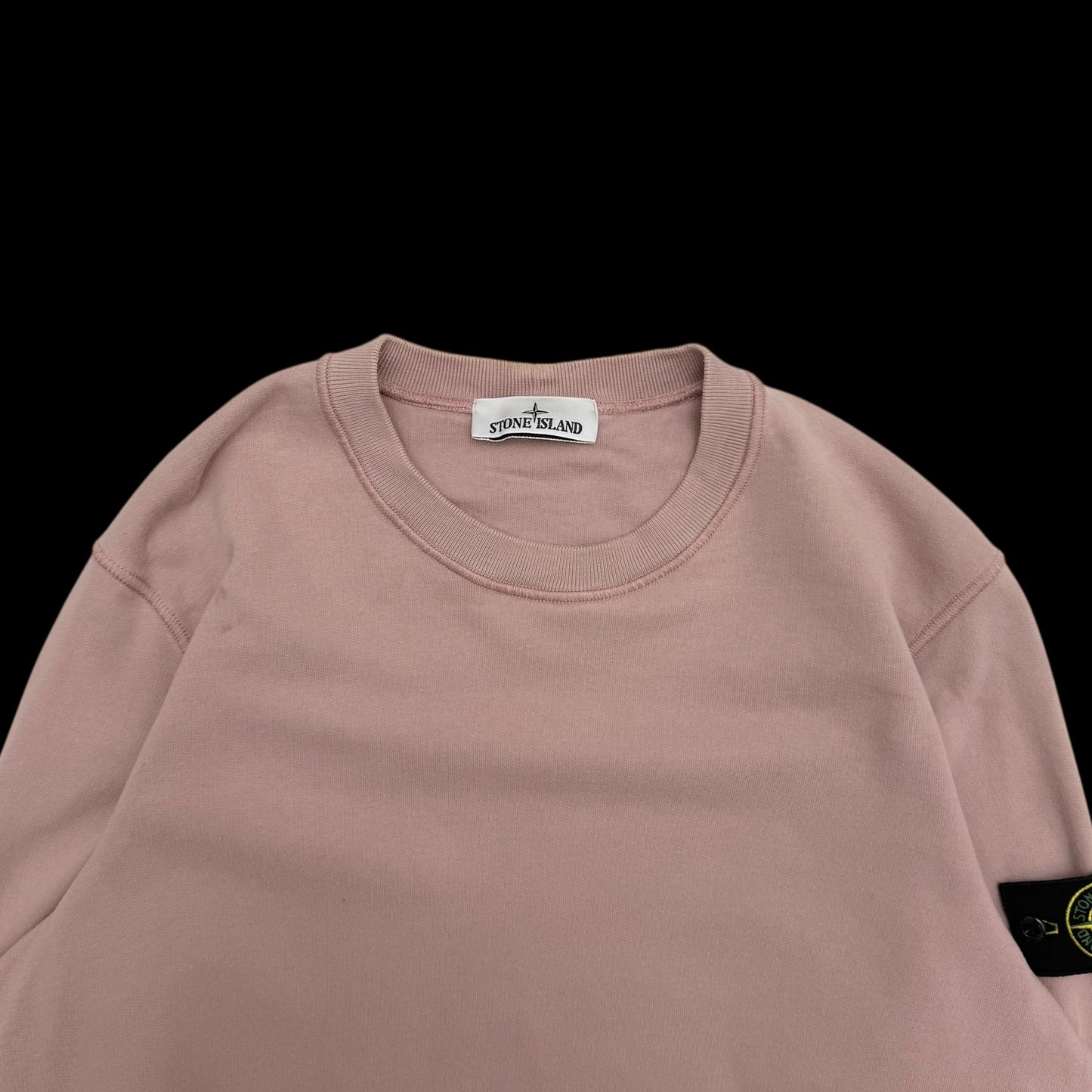 Stone Island Crewneck Sweatshirt Light Pink (Fits M-L)