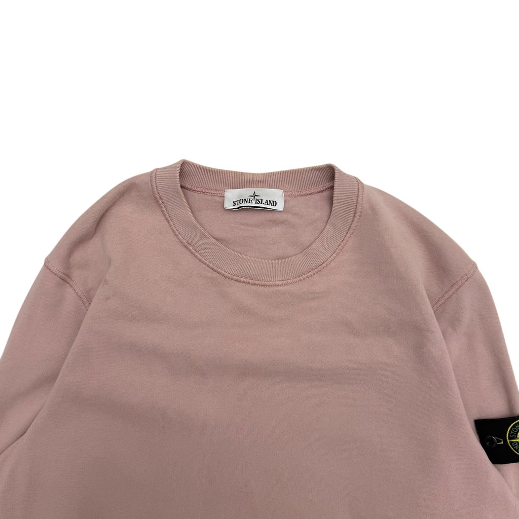 Stone Island Crewneck Sweatshirt Light Pink (Fits M-L)